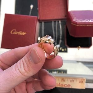Cartier 18k Panther Massai Ring